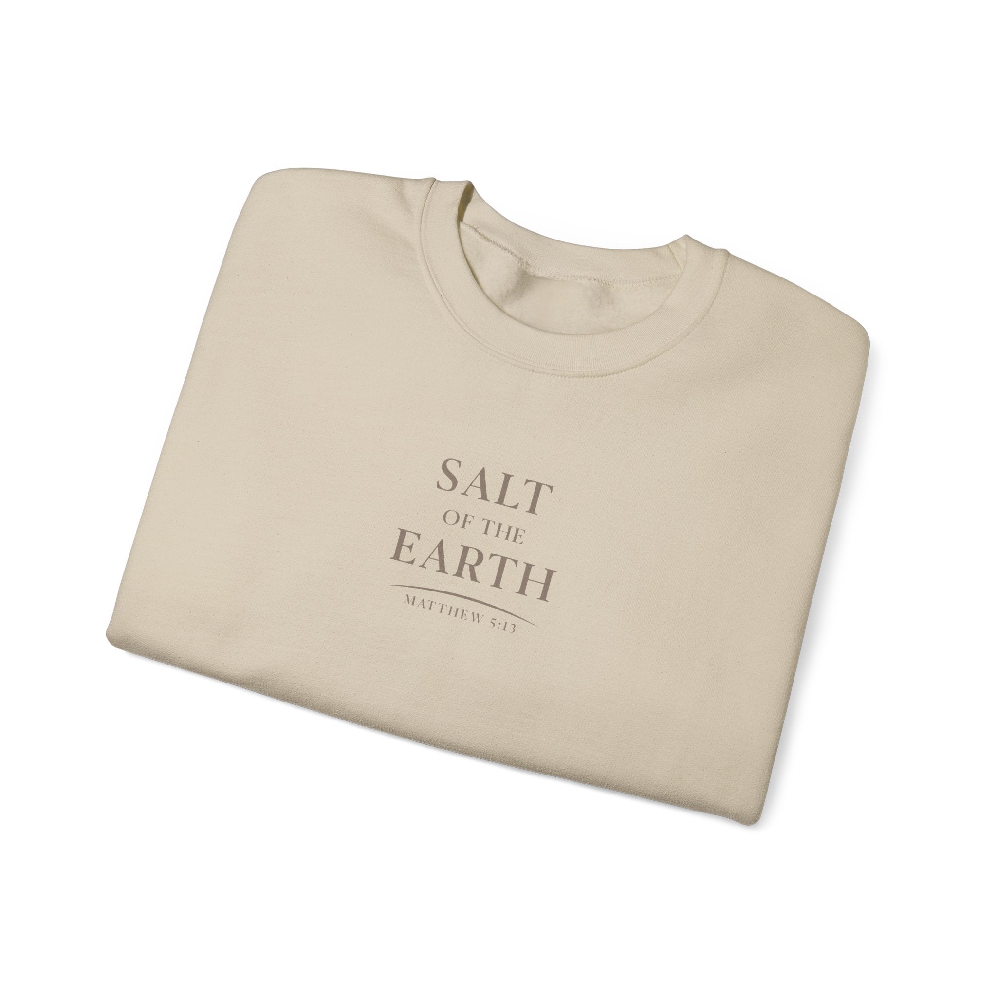 Matthew 5:13 Salt of the Earth Faith Shirt - Christian Scripture Sweatshirt