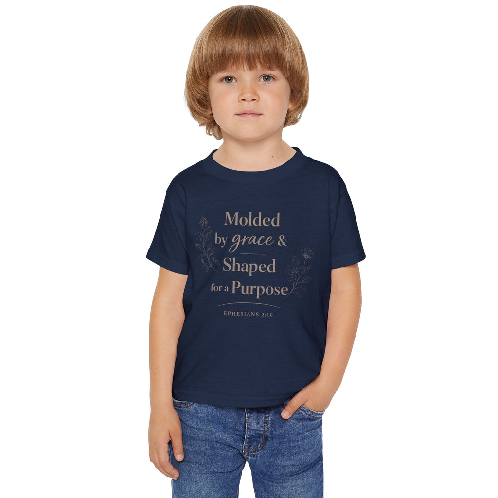 Ephesians 2:10 Purpose Faith Based Kids Tee - Christian Kids Tee
