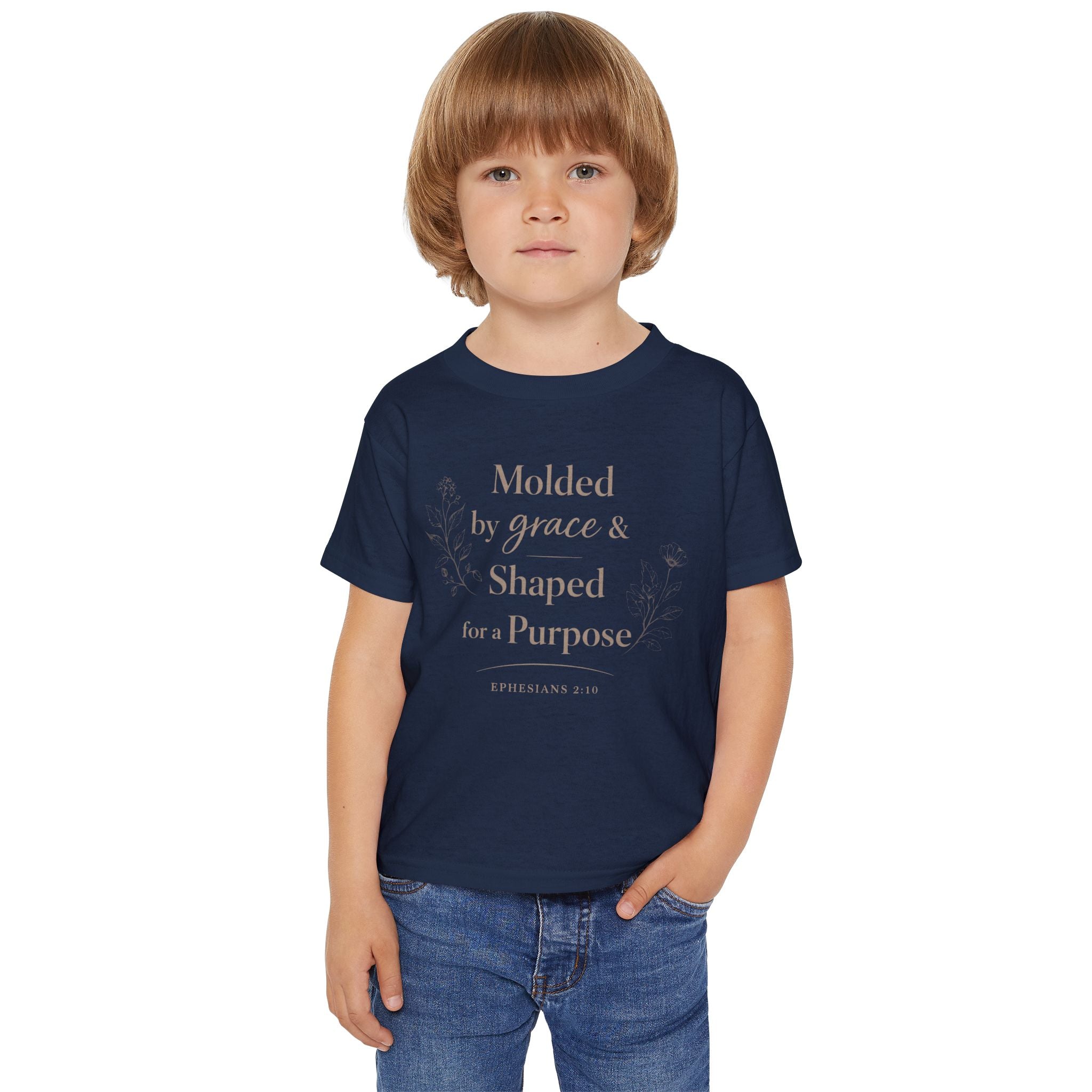 Ephesians 2:10 Purpose Faith Based Kids Tee - Christian Kids Tee