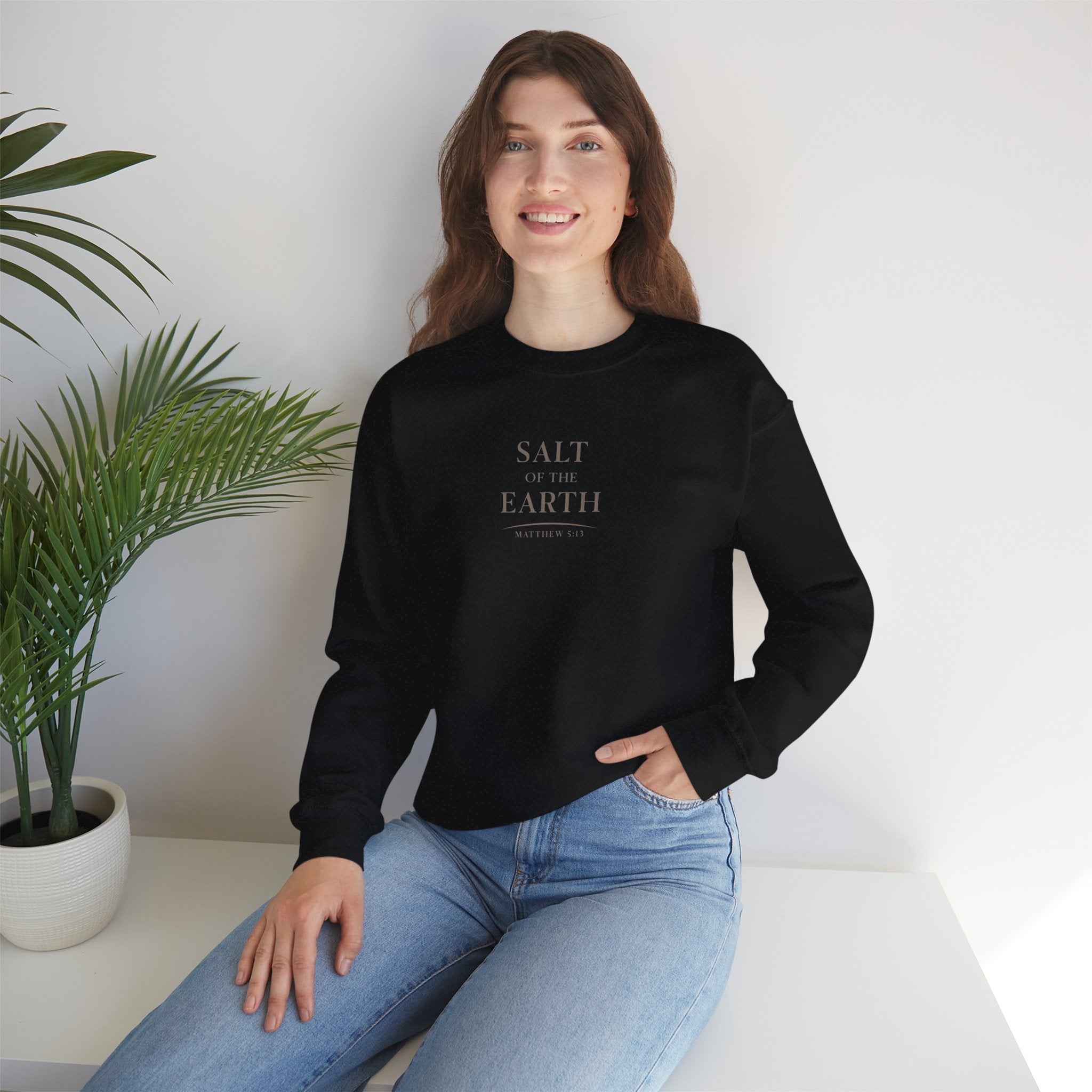 Matthew 5:13 Salt of the Earth Faith Shirt - Christian Scripture Sweatshirt