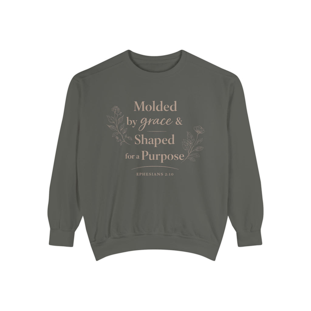 Ephesians 2:10 Purpose Christian Crewneck - Faith Based Christian Women's Wear