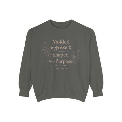 Ephesians 2:10 Purpose Christian Crewneck - Faith Based Christian Women's Wear