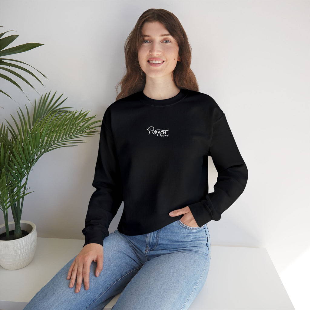 Matthew 28:19 Embroidered Reach Faith Based Brand Sweatshirt - Christian Sweatshirt to Reach all people